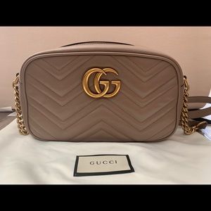 Gucci marmont matelasse small shoulder bag